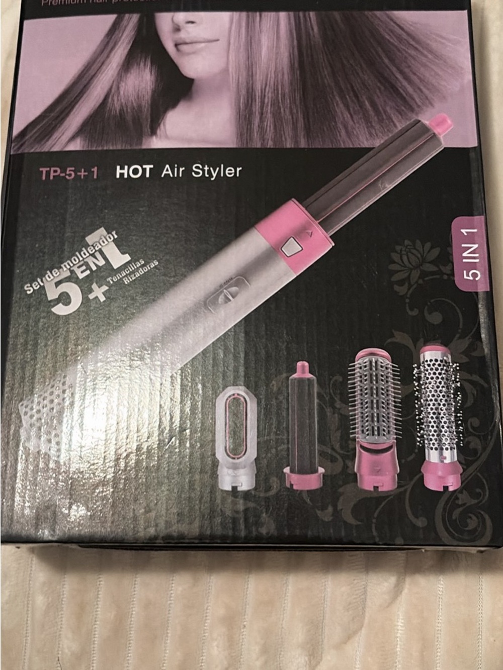 HOT Air Styler 5-in-1 Hot Air Brush - Pink